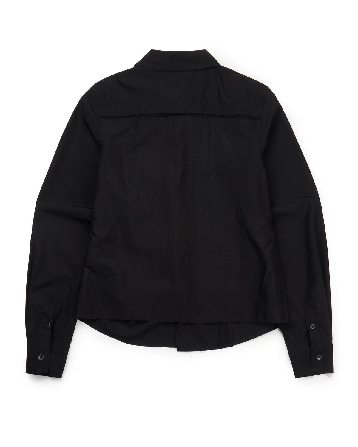 미스테페넘(MYSTEPHENM) VOL. 4.0 Asymmetric Shirt  BK