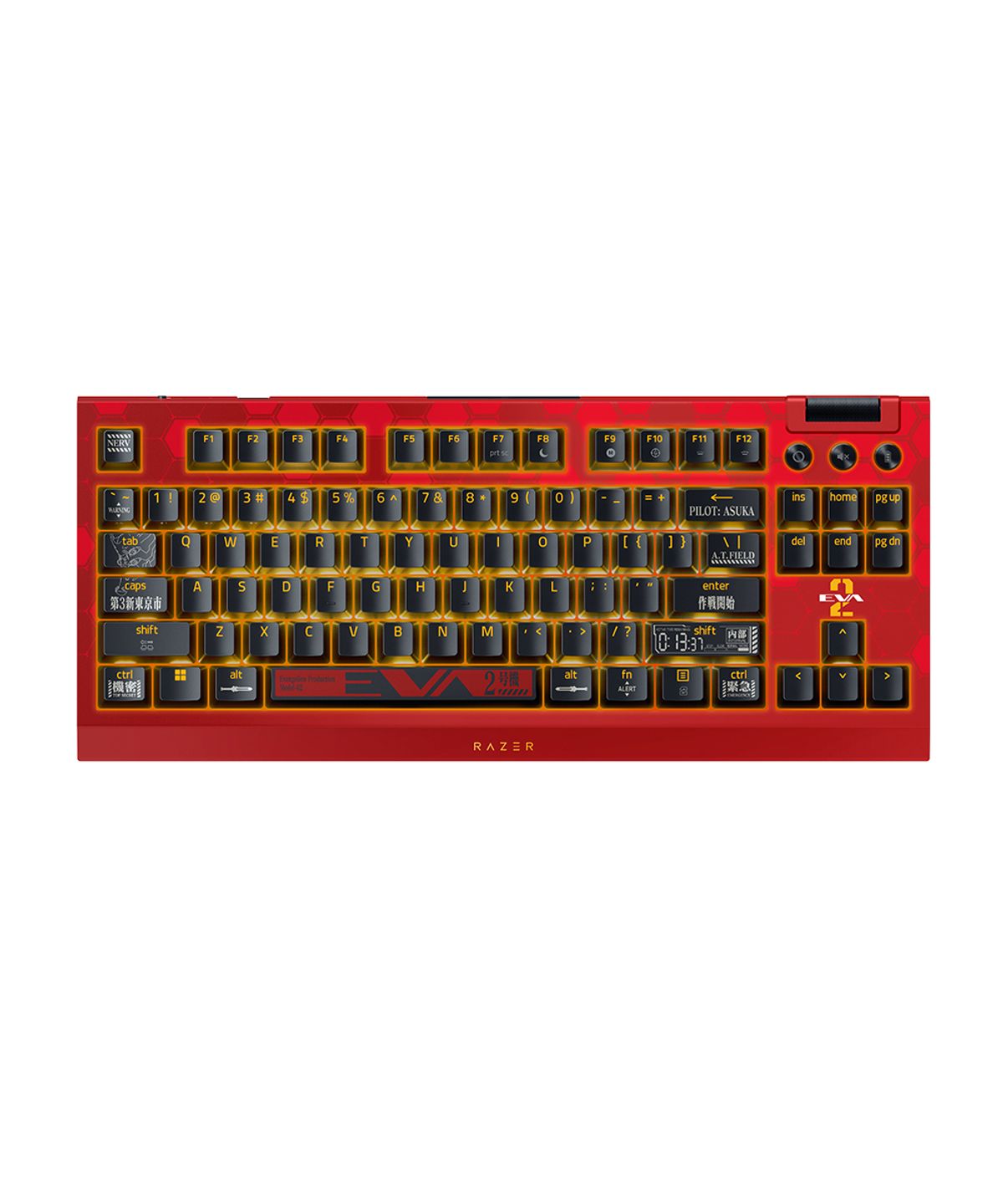 레이저(RAZER) 레이저코리아 블랙위도우 V4 TKL HyperSpeed 에반게리온 에디션 게이밍 키보드