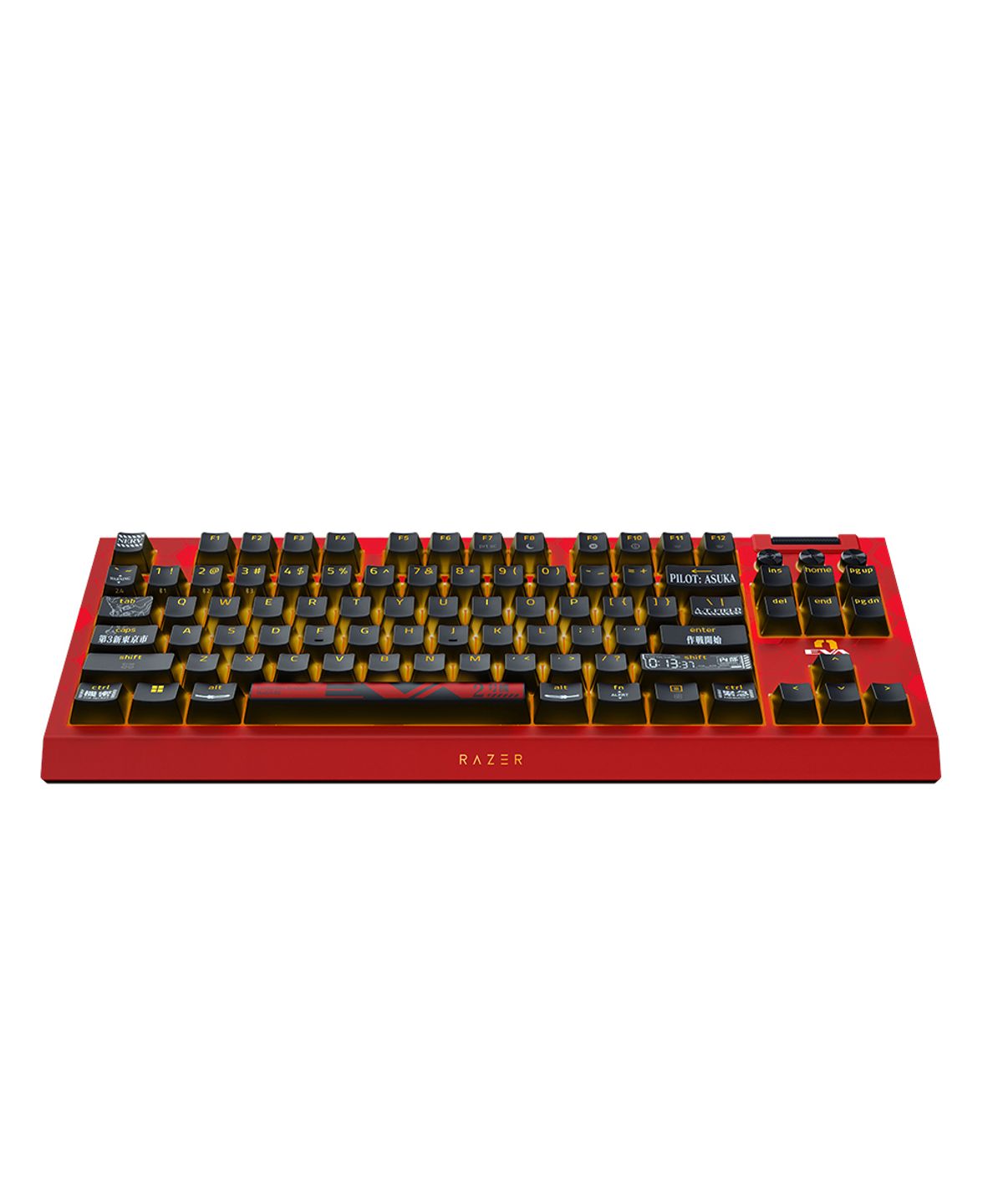 레이저(RAZER) 레이저코리아 블랙위도우 V4 TKL HyperSpeed 에반게리온 에디션 게이밍 키보드