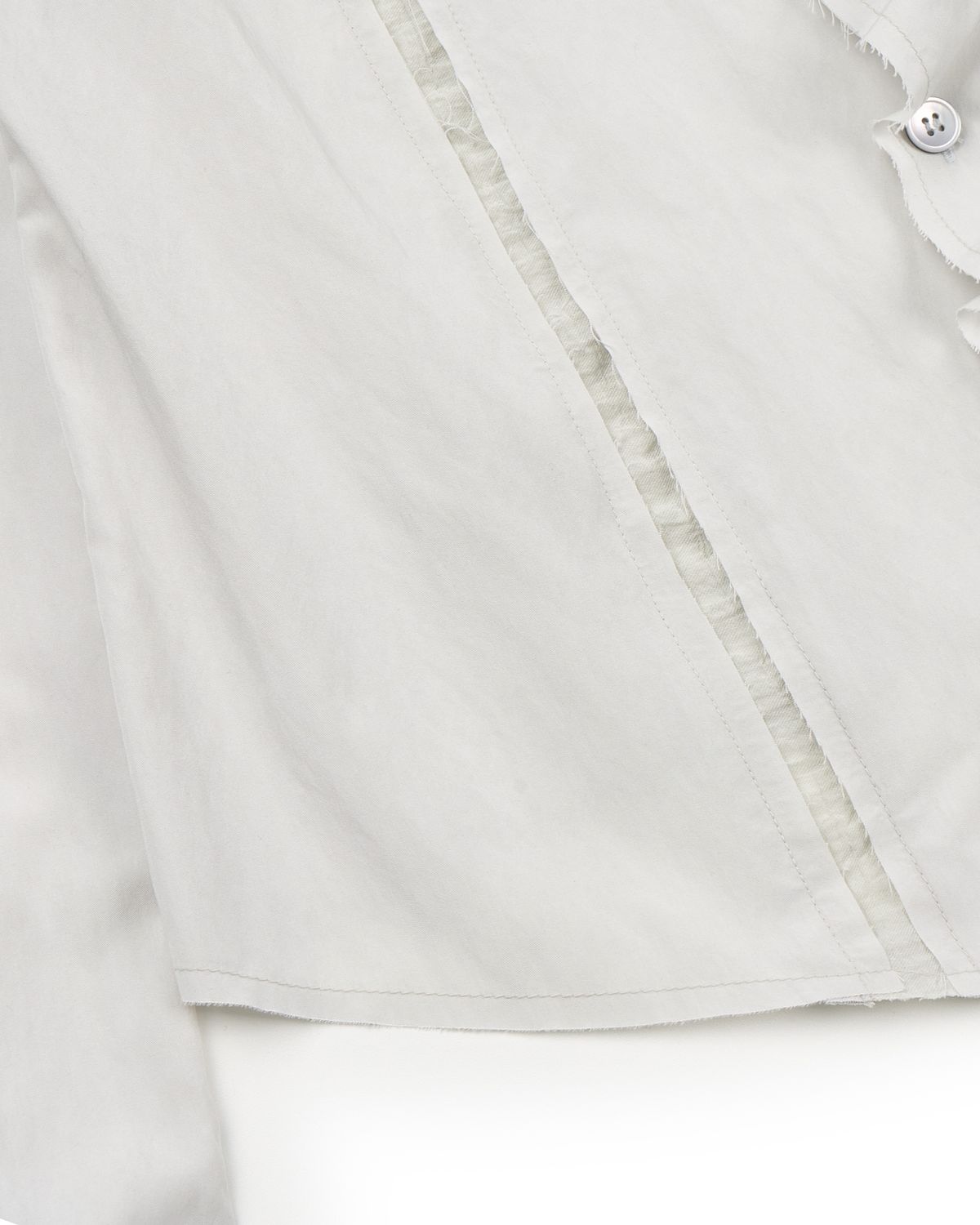 미스테페넘(MYSTEPHENM) VOL. 4.0 Asymmetric Shirt  GY