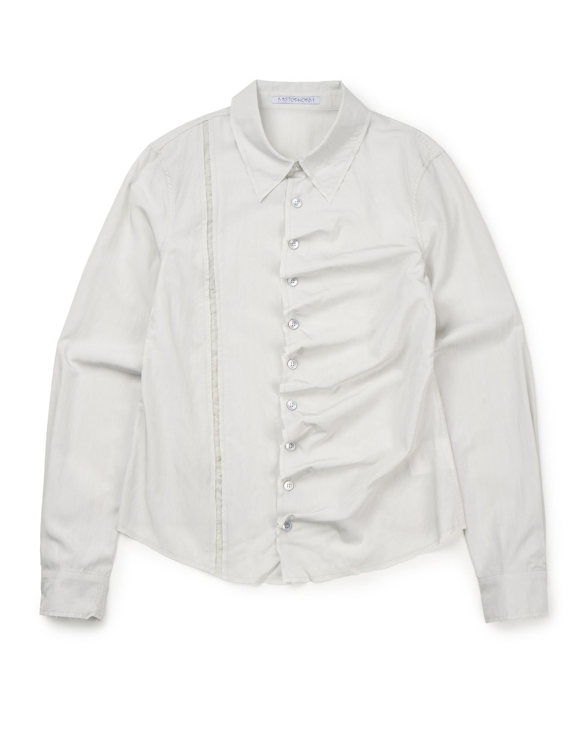미스테페넘(MYSTEPHENM) VOL. 4.0 Asymmetric Shirt  GY