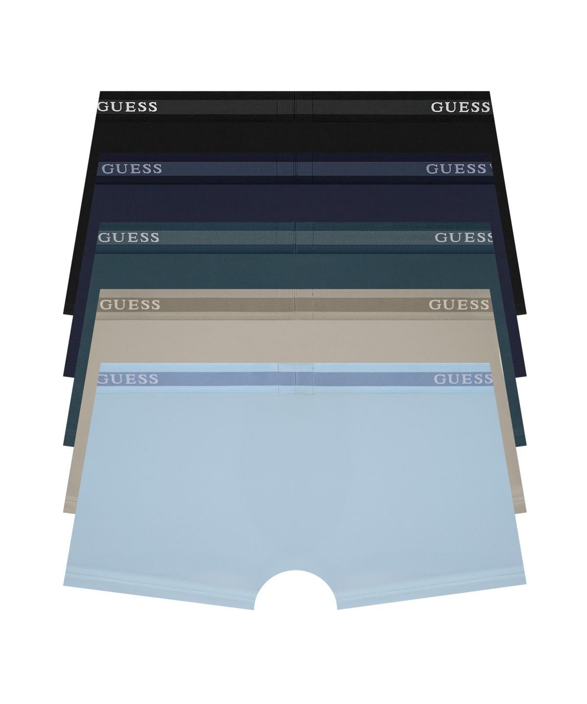 게스언더웨어(GUESS UNDERWEAR) 톤온톤 스트레치 드로즈 세트 5PACK