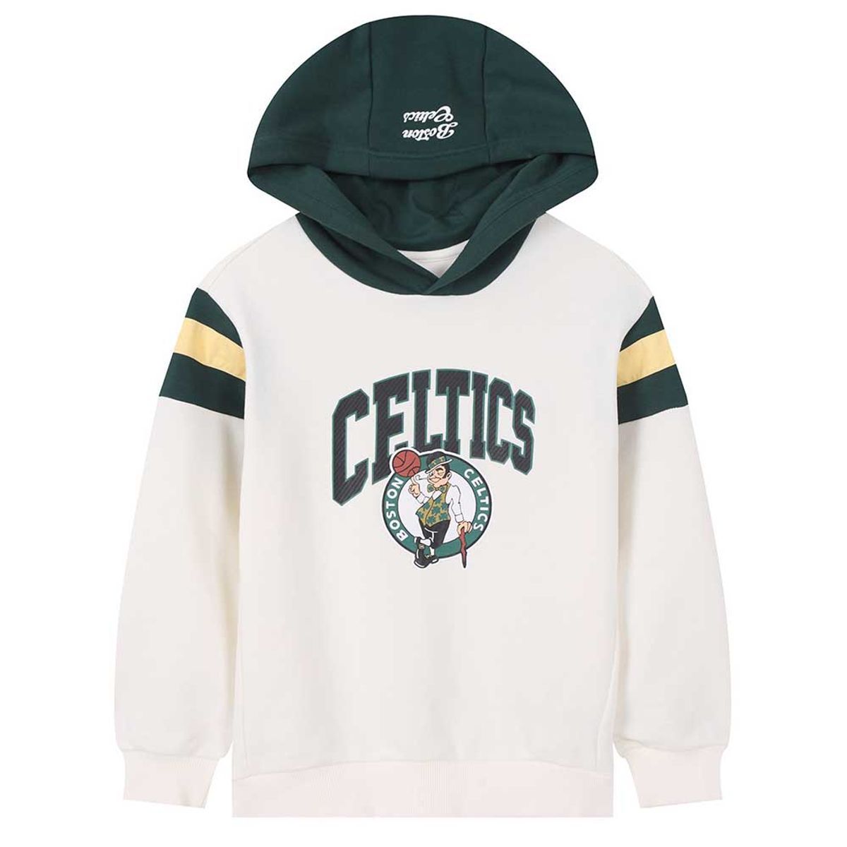 엔비에이 키즈(NBA KIDS) 팀 어센틱 배색 후드티셔츠(K261TH040P) 아이보리