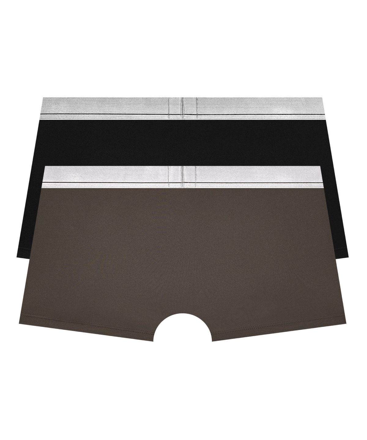 게스언더웨어(GUESS UNDERWEAR) 실버메탈 에어로쿨 드로즈 세트 2PACK (BK/BR)