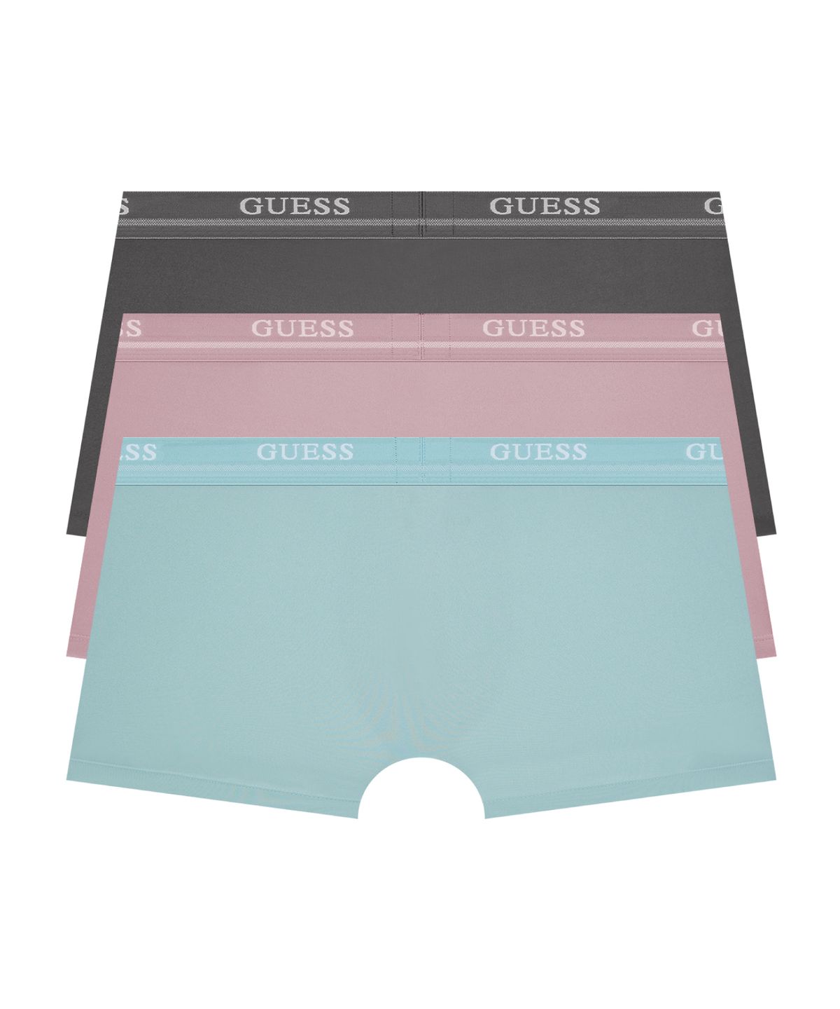 게스언더웨어(GUESS UNDERWEAR) 프로토타입 에어로쿨 드로즈 세트 3PACK (DGY/MT/IP)