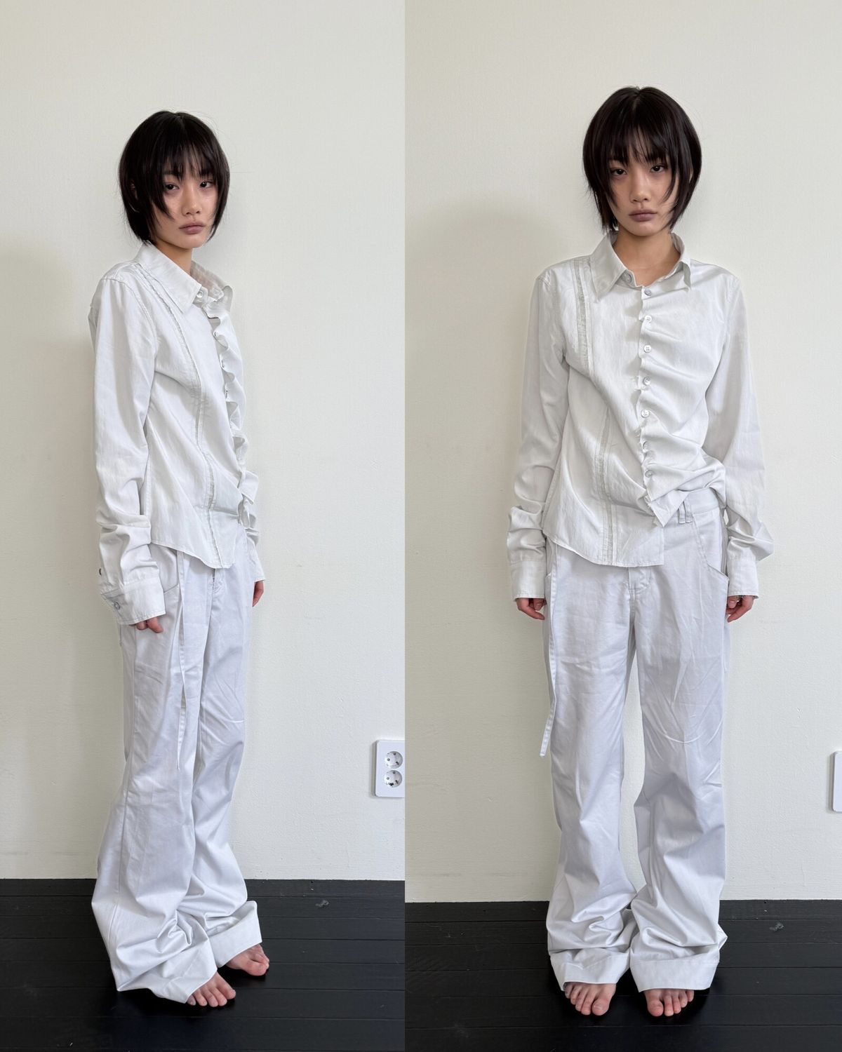 미스테페넘(MYSTEPHENM) VOL. 4.0 Flare Pants GY