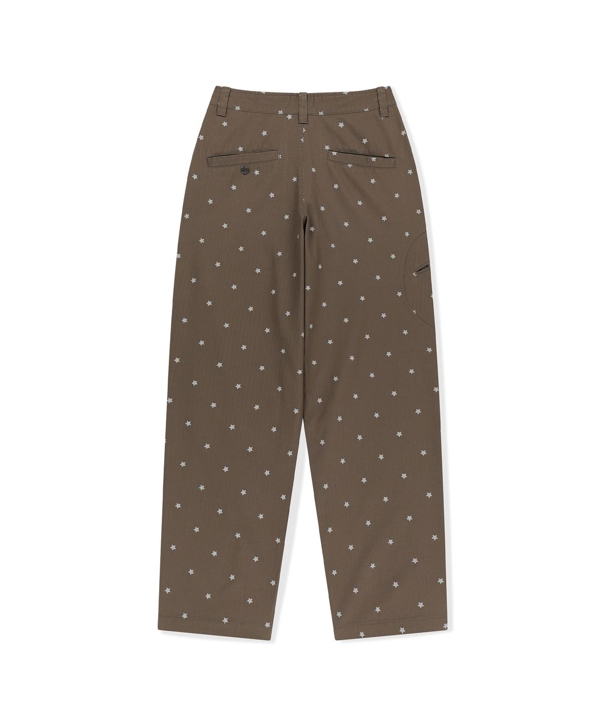 썬러브투어(SUNLOVETOUR) Herringbone Right Chino Brown Star