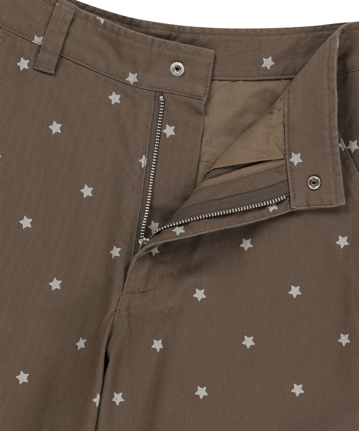 썬러브투어(SUNLOVETOUR) Herringbone Right Chino Brown Star
