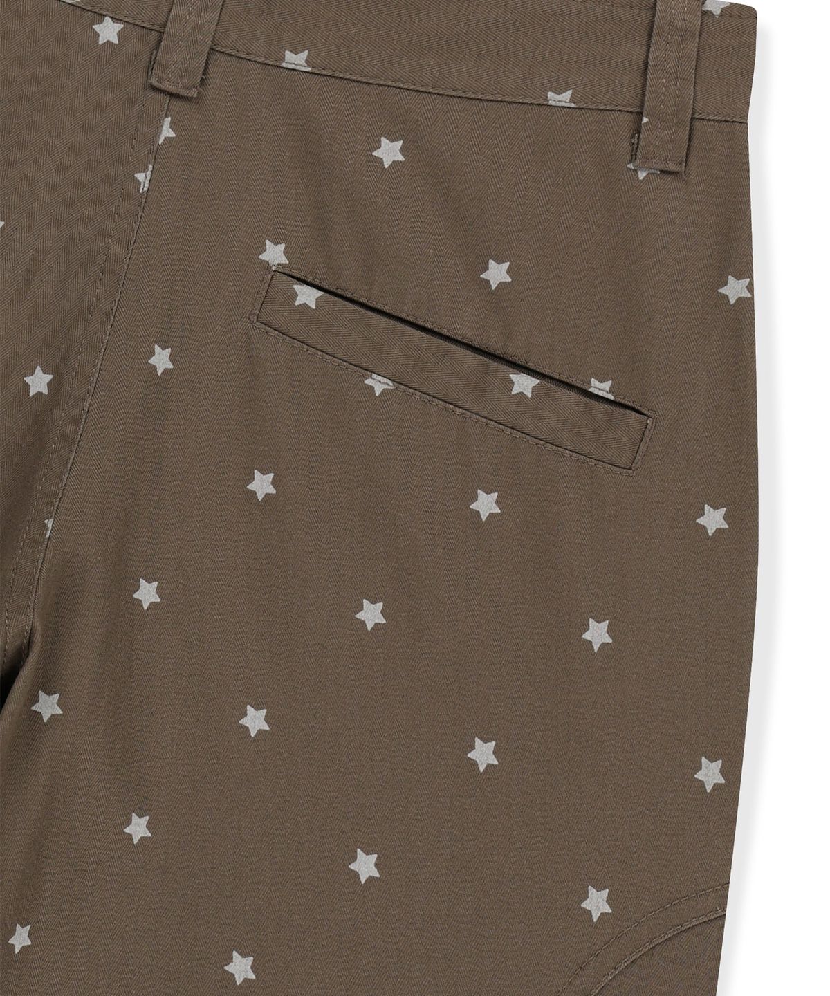 썬러브투어(SUNLOVETOUR) Herringbone Right Chino Brown Star