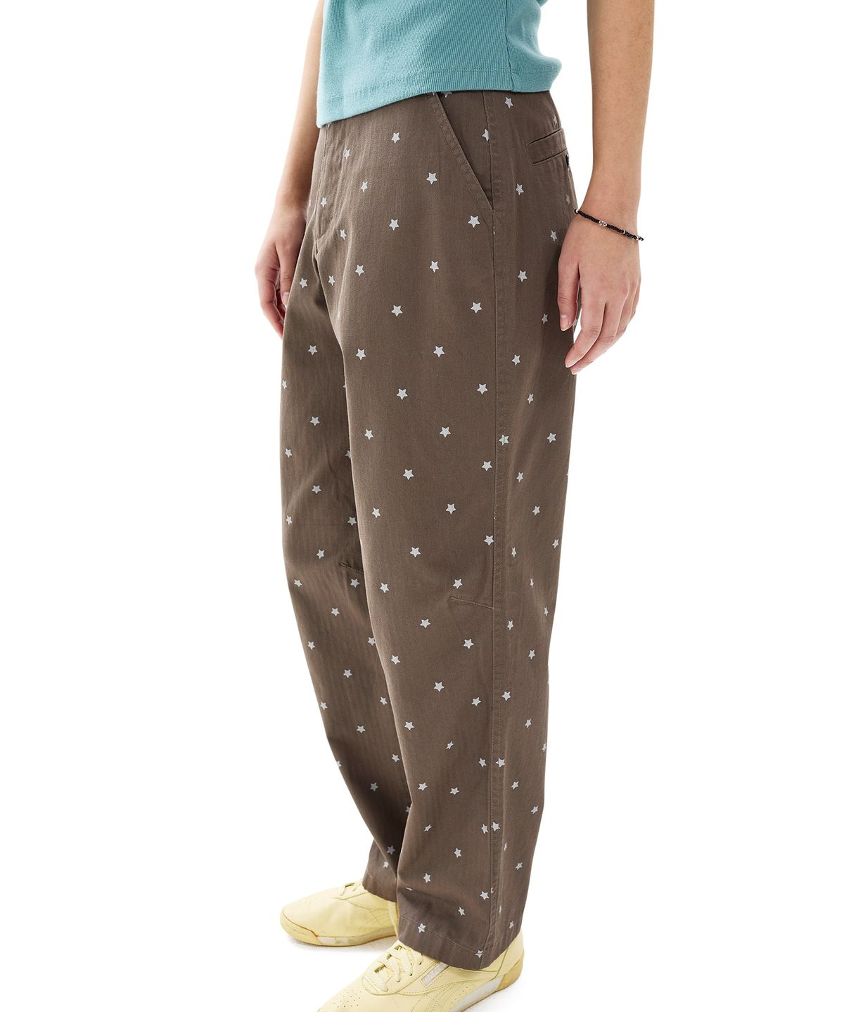 썬러브투어(SUNLOVETOUR) Herringbone Right Chino Brown Star