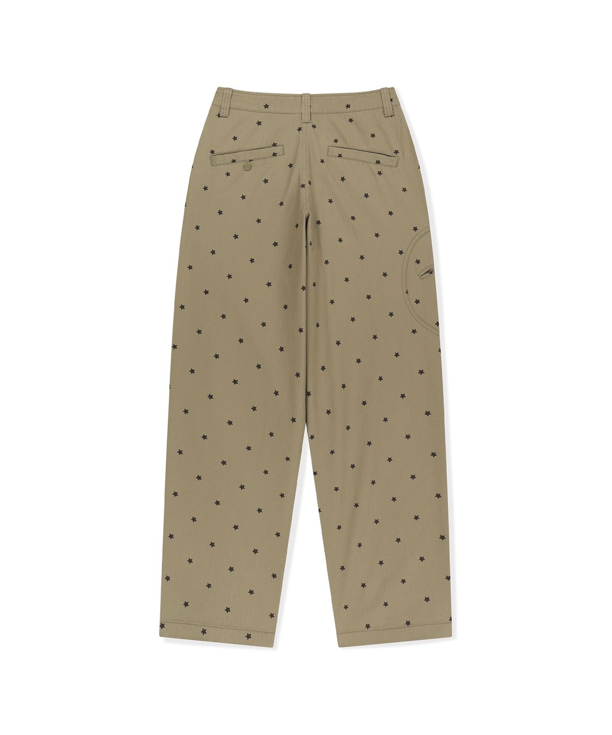 썬러브투어(SUNLOVETOUR) Herringbone Right Chino Khaki Star