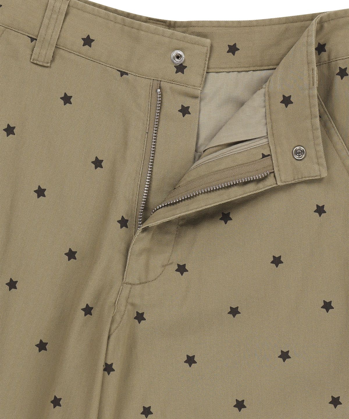 썬러브투어(SUNLOVETOUR) Herringbone Right Chino Khaki Star