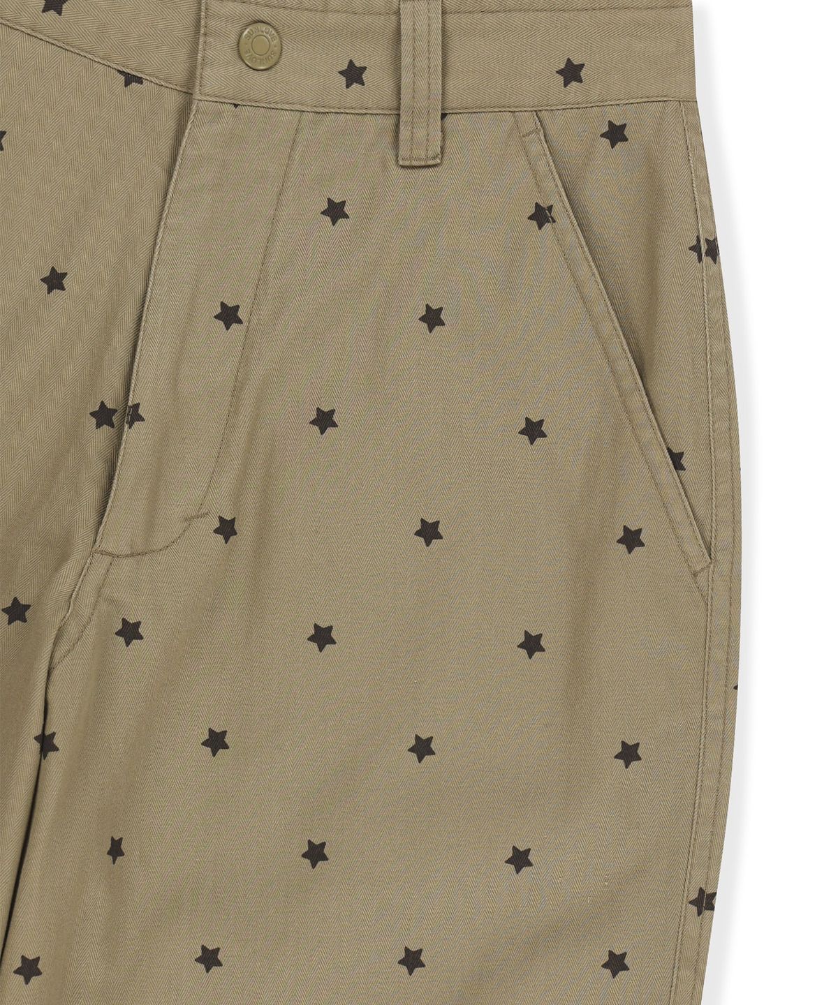 썬러브투어(SUNLOVETOUR) Herringbone Right Chino Khaki Star
