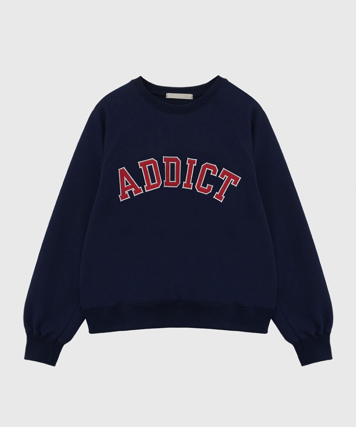퀸스래빗(Q'SRB) ADDICT Raglan Sleeve Jersey Sweatshirt_MTM