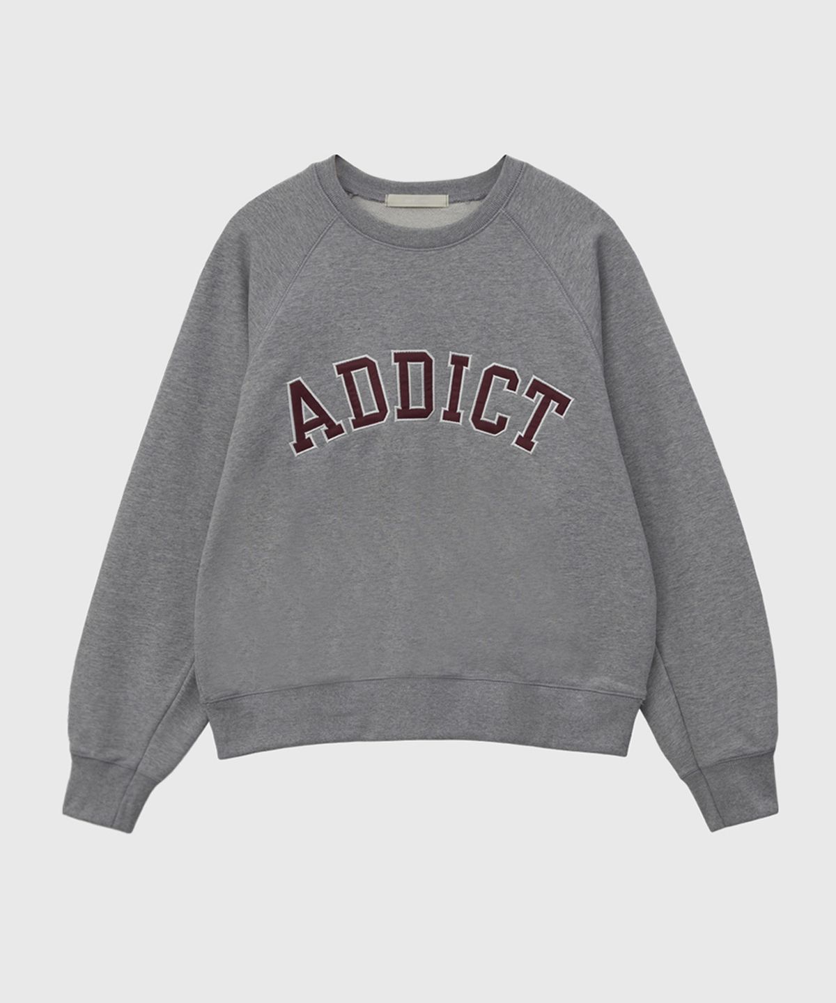 퀸스래빗(Q'SRB) ADDICT Raglan Sleeve Jersey Sweatshirt_MTM