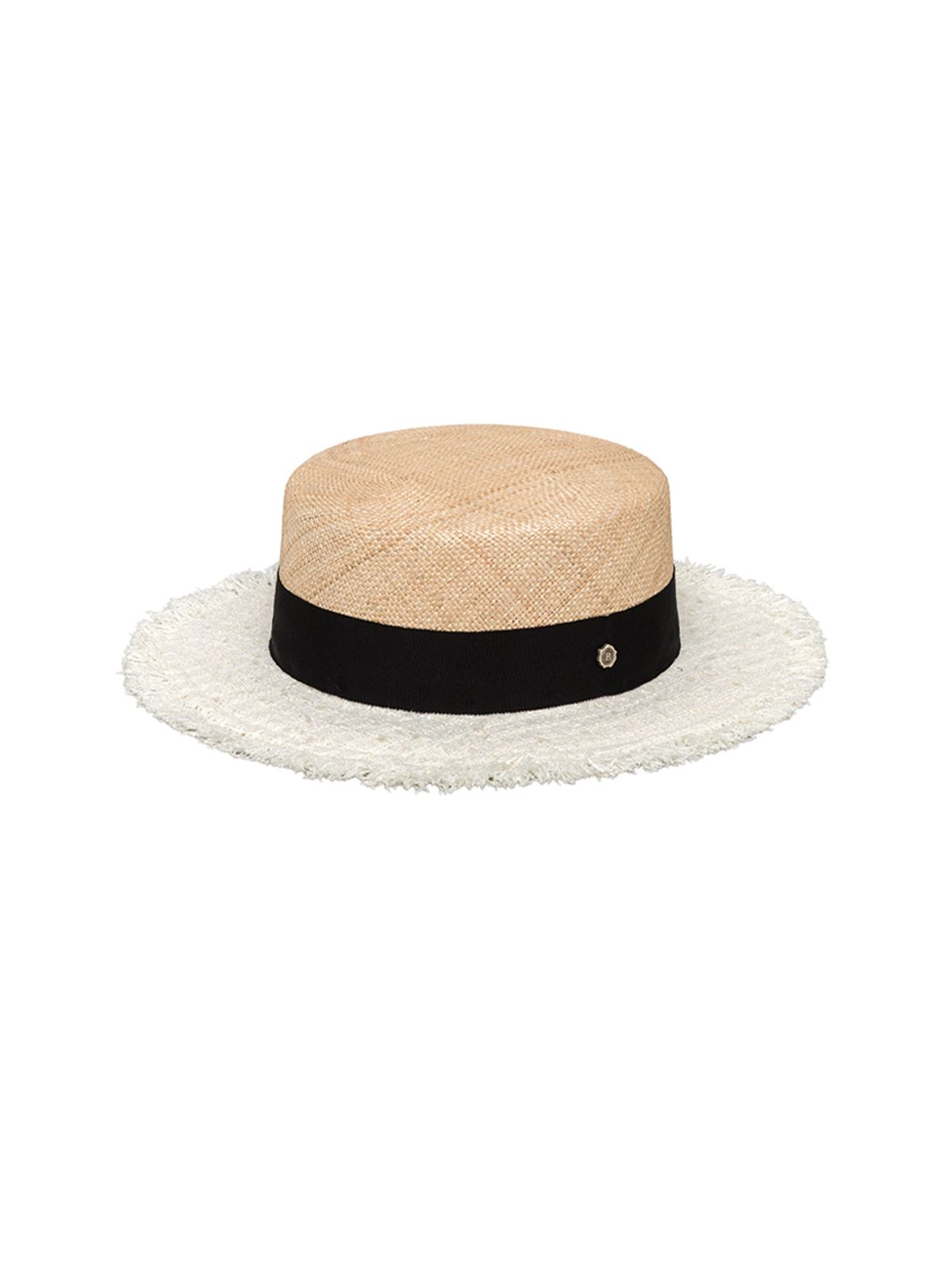 브라운햇(BROWNHAT) 트위드 보터 햇 - 화이트