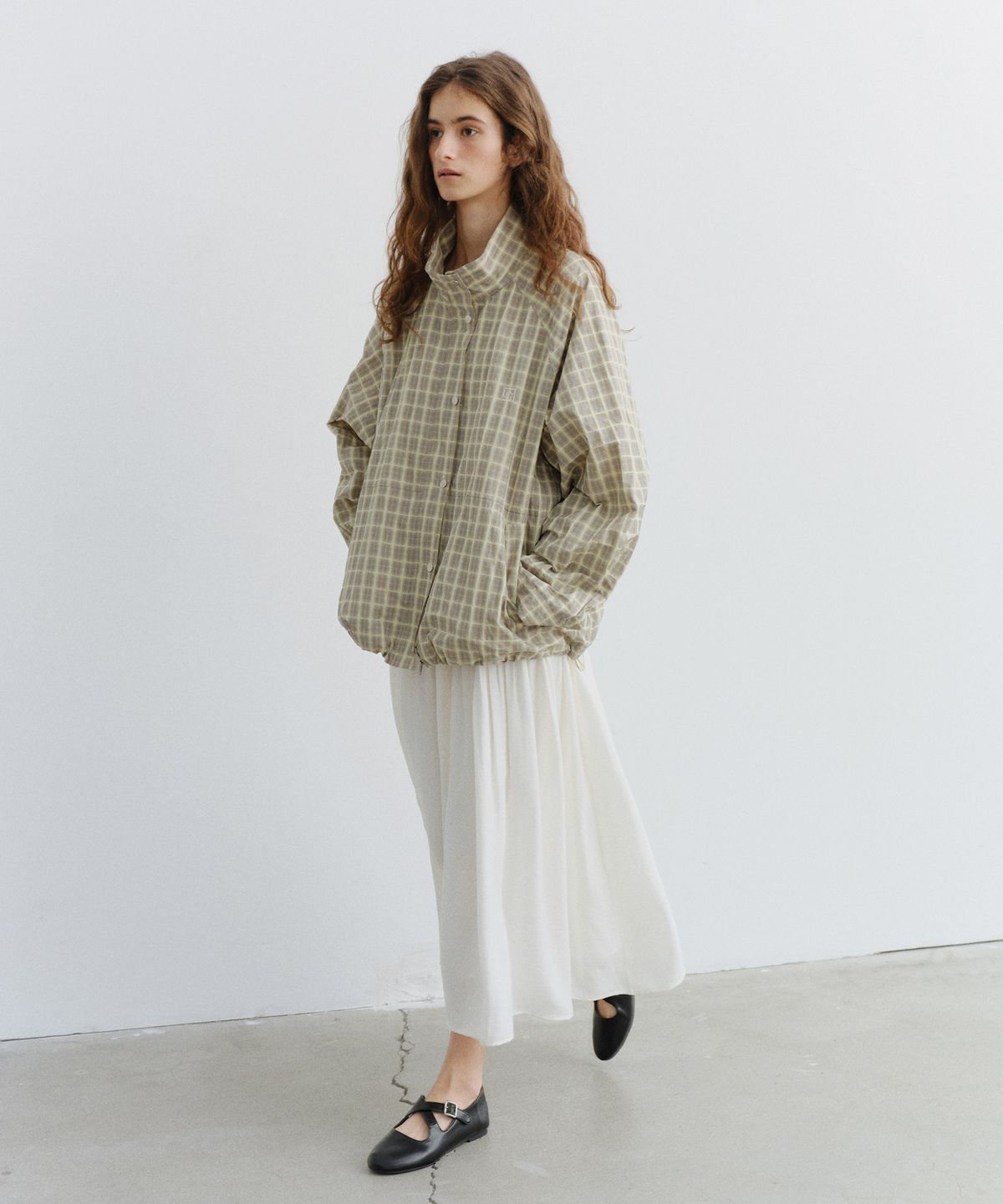 유라고(URAGO) Check wind breaker jumper