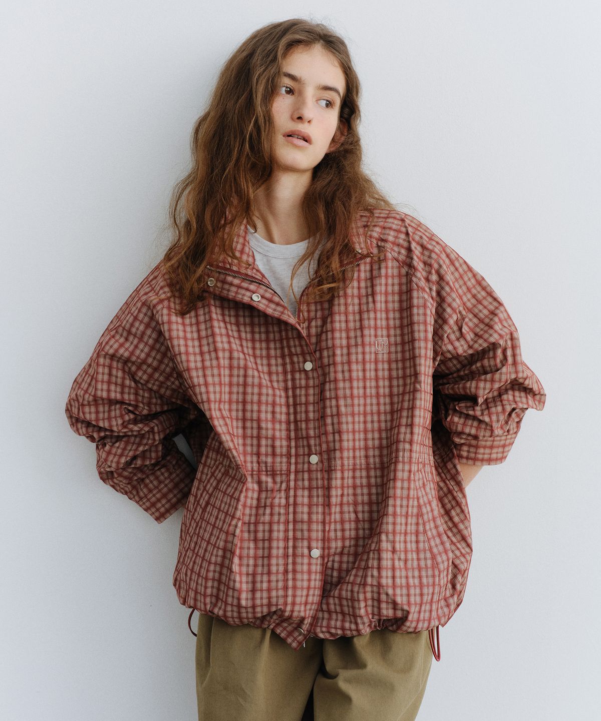 유라고(URAGO) Check wind breaker jumper