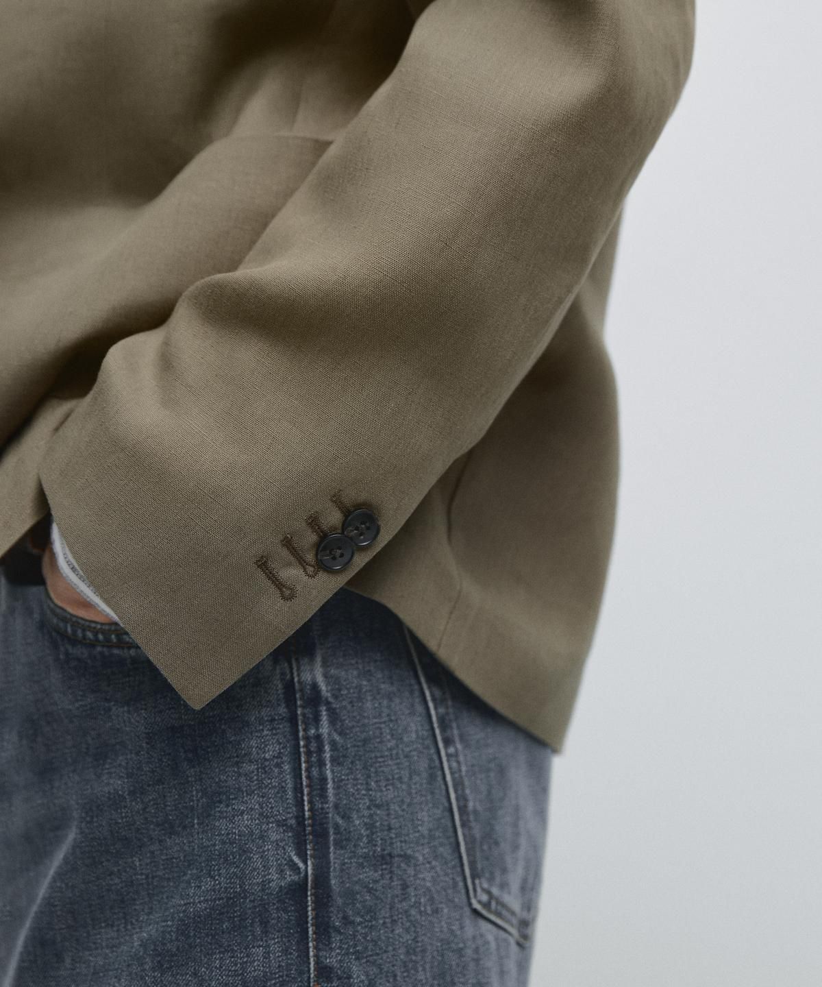마시모두띠(MASSIMO DUTTI) 린넨 수트 블레이저