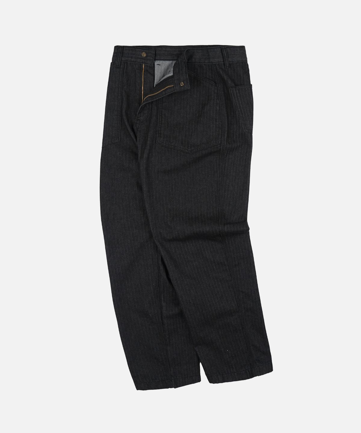프리즘웍스(FRIZMWORKS) ARMY DENIM FATIGUE PANTS _ BLACK
