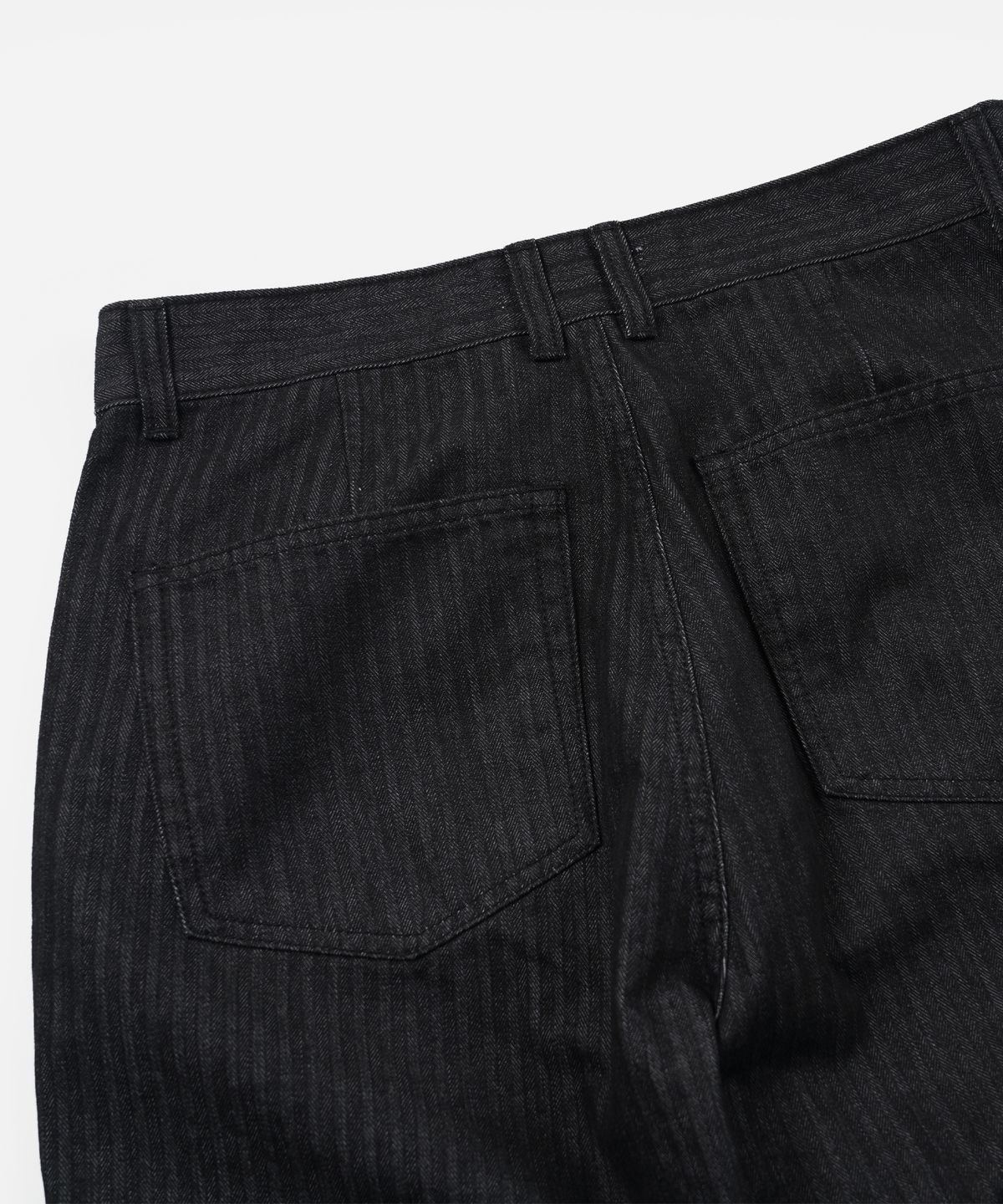 프리즘웍스(FRIZMWORKS) ARMY DENIM FATIGUE PANTS _ BLACK