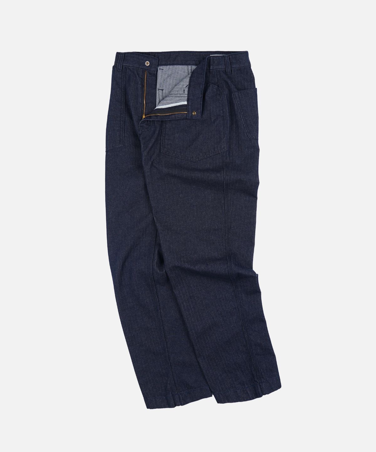 프리즘웍스(FRIZMWORKS) ARMY DENIM FATIGUE PANTS _ INDIGO
