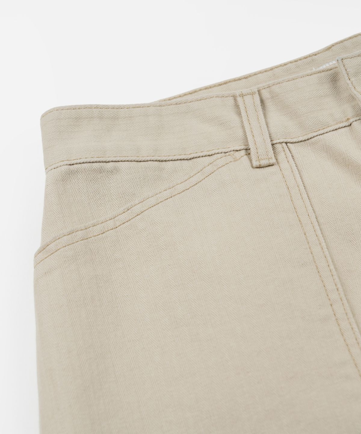 프리즘웍스(FRIZMWORKS) ARMY DENIM FATIGUE PANTS _ BEIGE