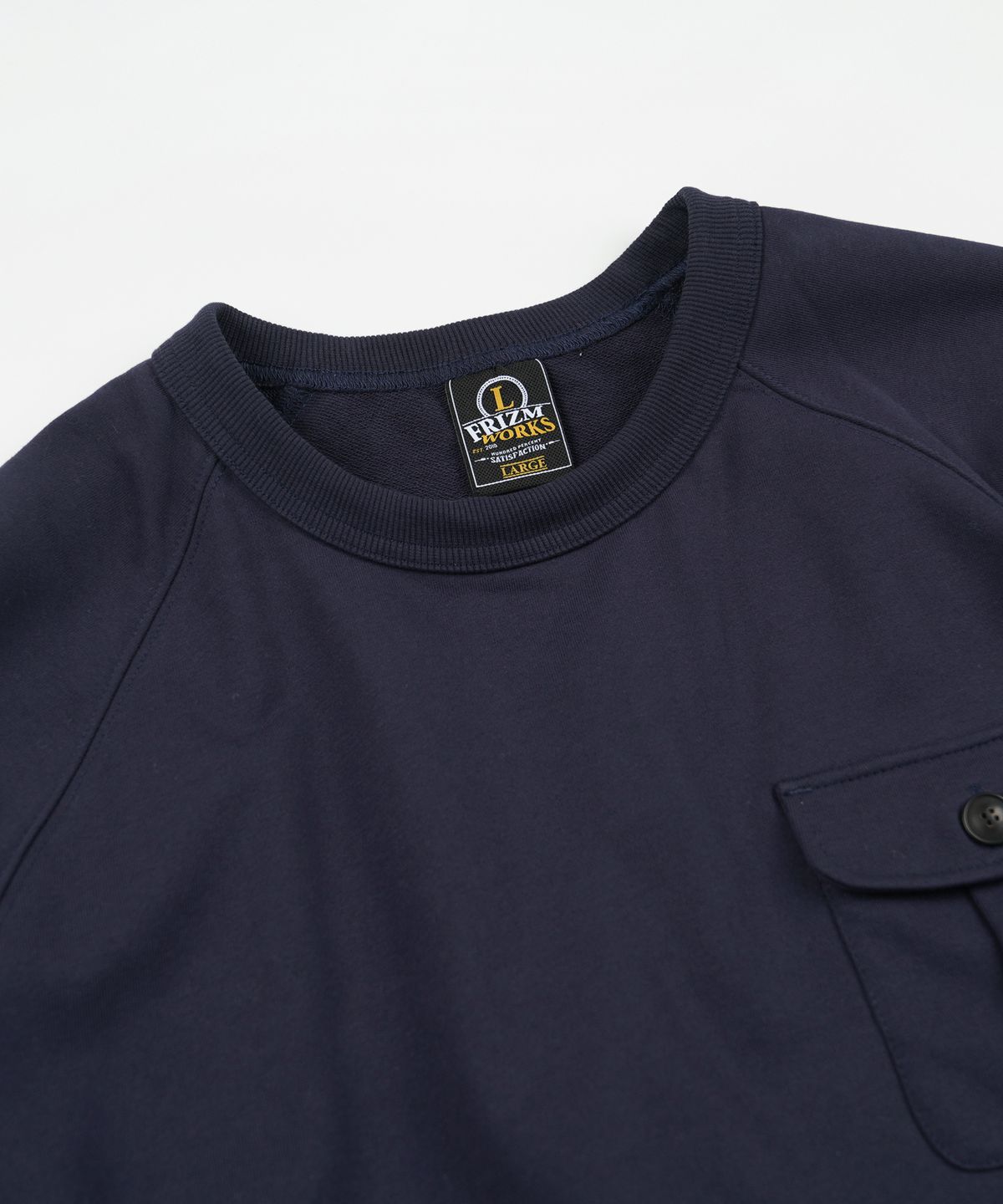 프리즘웍스(FRIZMWORKS) ARMY POCKET LONG SLEEVE _ NAVY