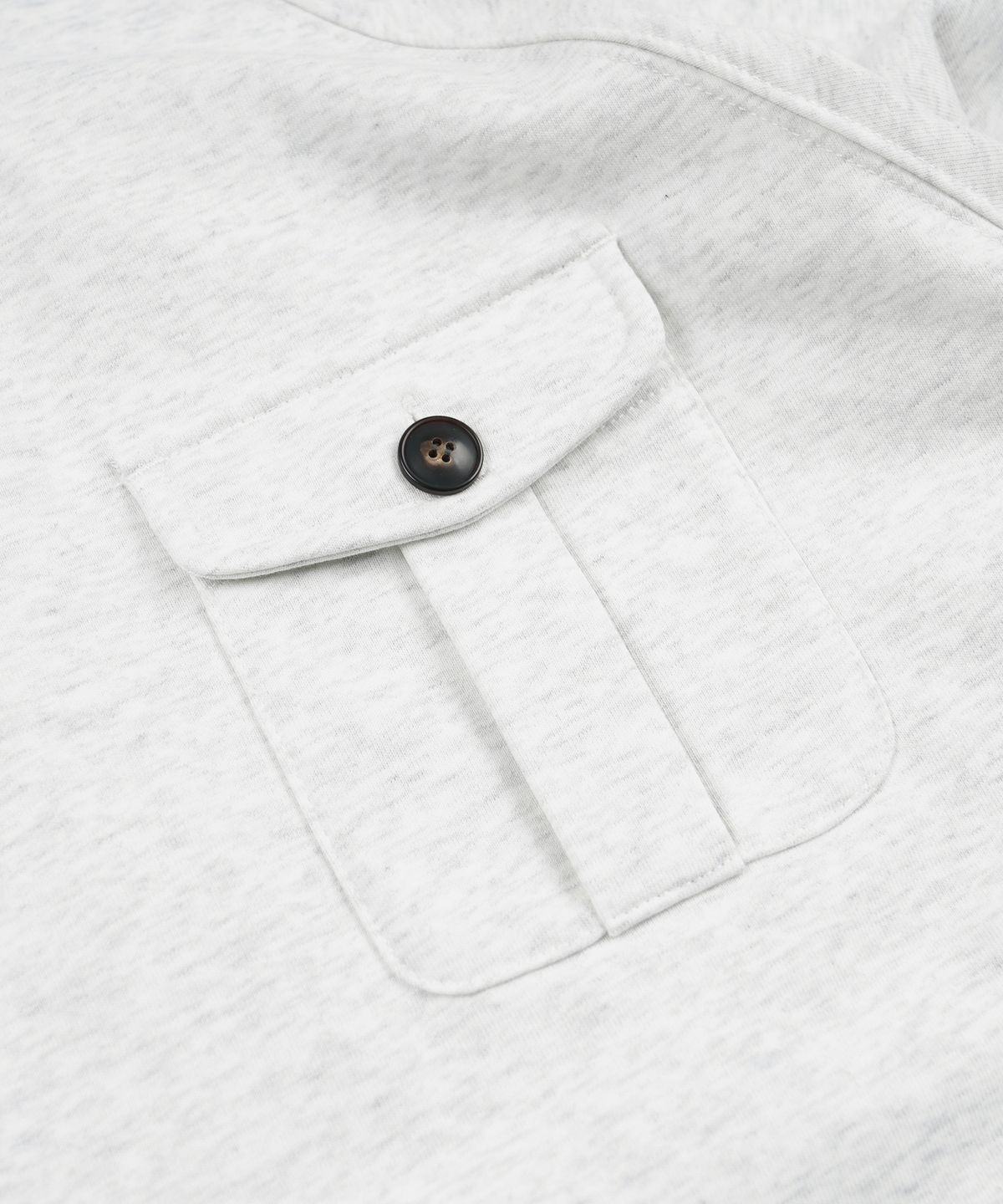 프리즘웍스(FRIZMWORKS) ARMY POCKET LONG SLEEVE _ WHITE MELANGE