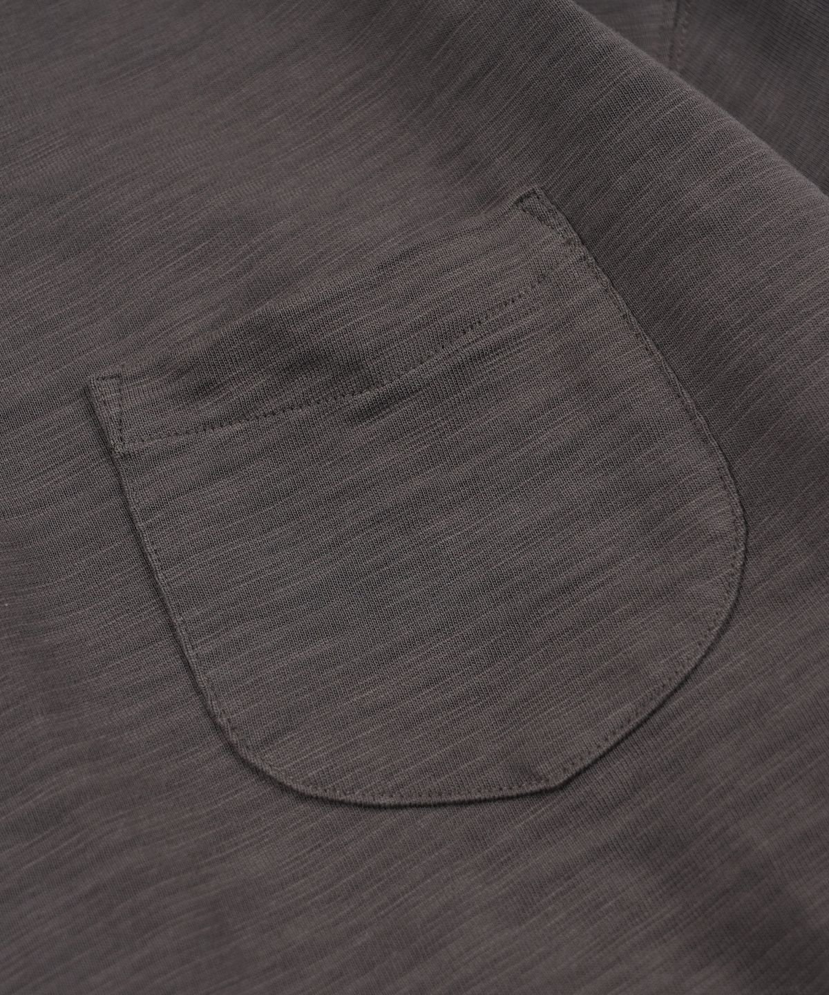 프리즘웍스(FRIZMWORKS) SLUB HENLEY NECK L/S TEE _ CHARCOAL