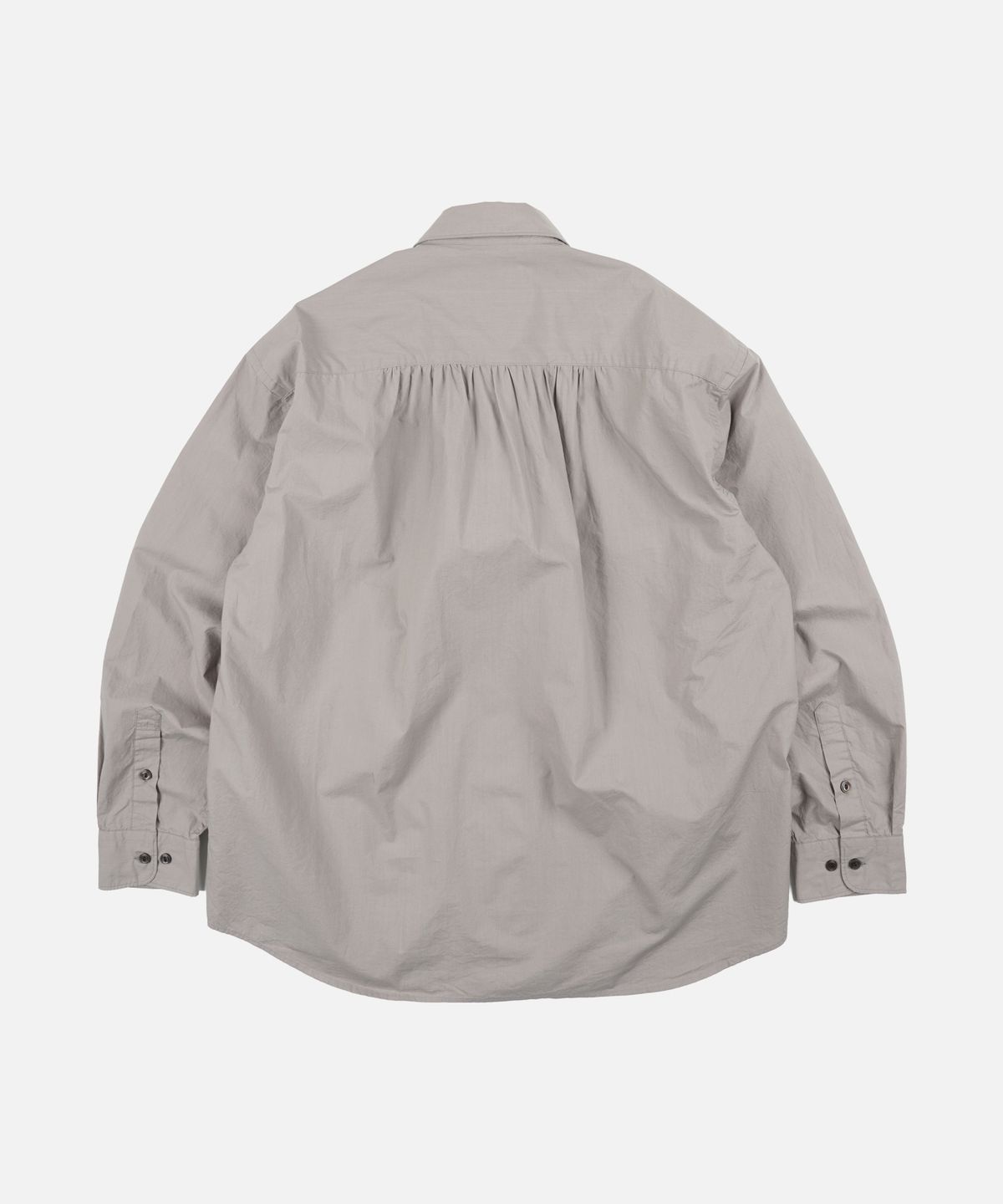 프리즘웍스(FRIZMWORKS) CIGARETTE POCKET TYPEWRITER SHIRT _ MUD
