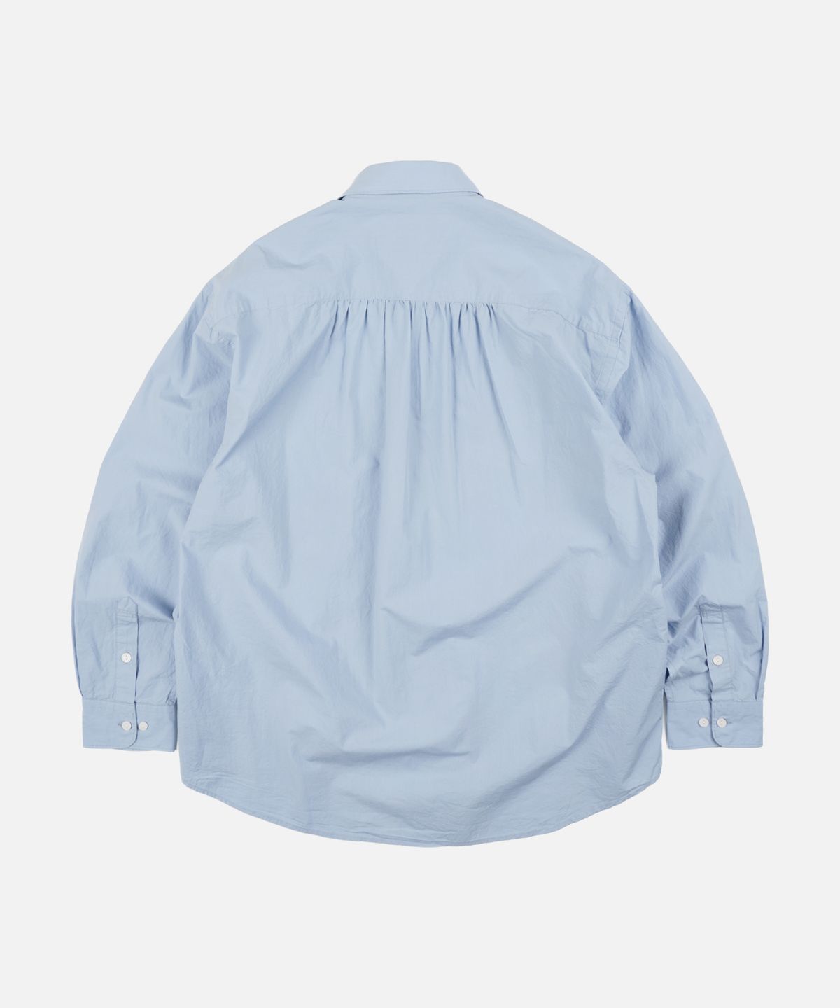 프리즘웍스(FRIZMWORKS) CIGARETTE POCKET TYPEWRITER SHIRT _ SKY BLUE