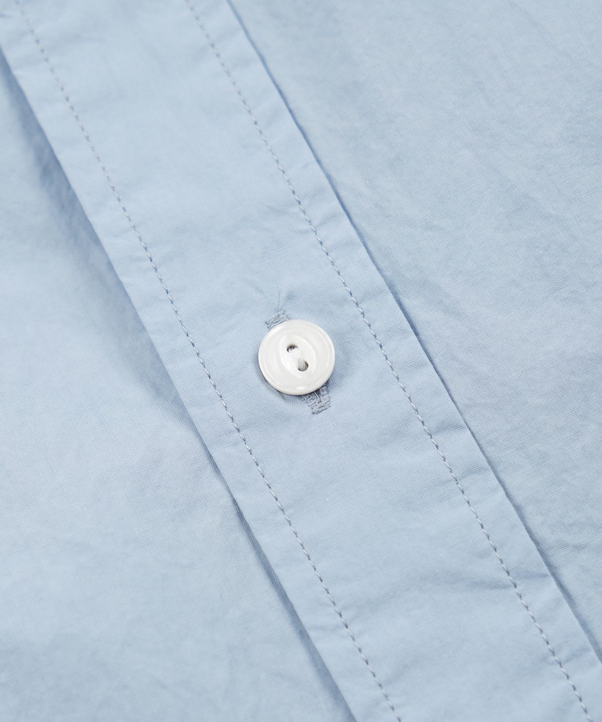 프리즘웍스(FRIZMWORKS) CIGARETTE POCKET TYPEWRITER SHIRT _ SKY BLUE