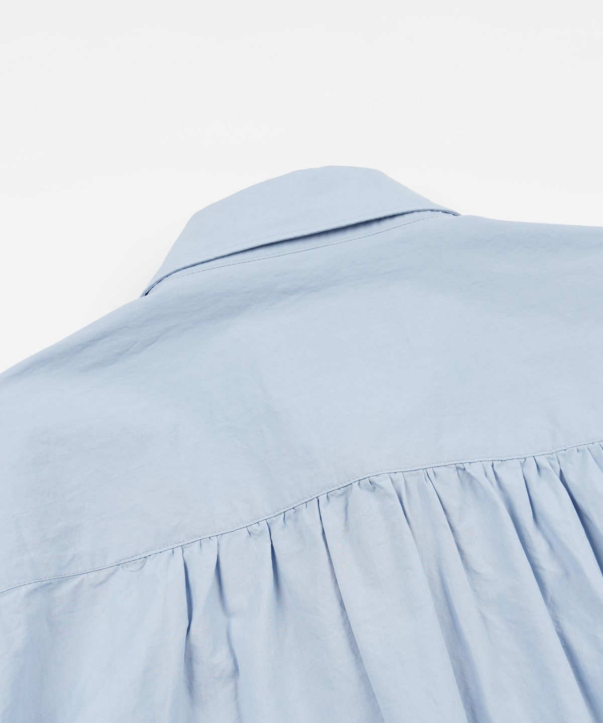 프리즘웍스(FRIZMWORKS) CIGARETTE POCKET TYPEWRITER SHIRT _ SKY BLUE