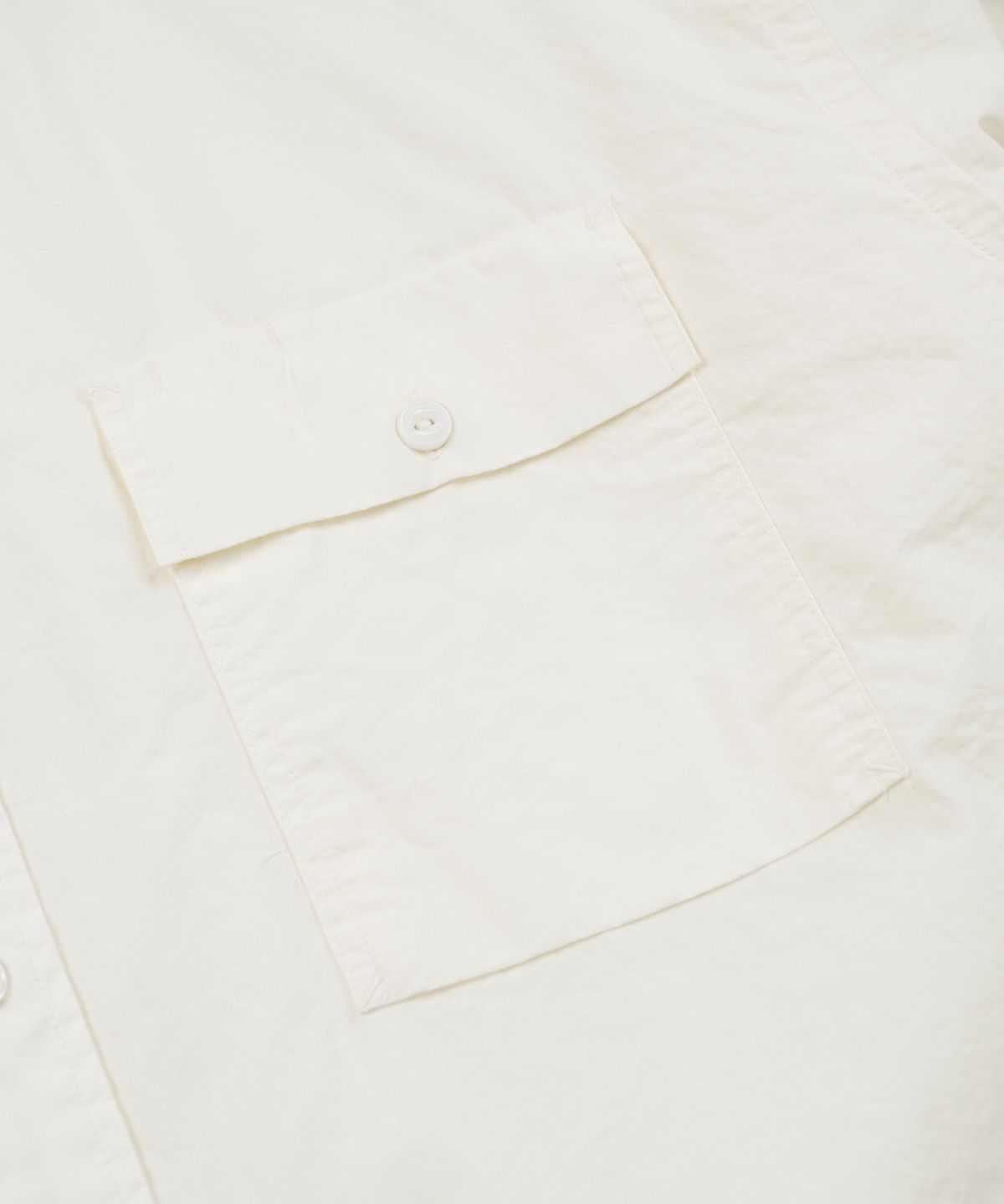 프리즘웍스(FRIZMWORKS) CIGARETTE POCKET TYPEWRITER SHIRT _ BUTTER
