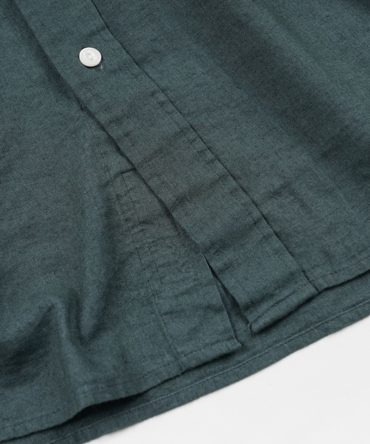 프리즘웍스(FRIZMWORKS) CIGARETTE POCKET LINEN RAYON SHIRT _ TEAL