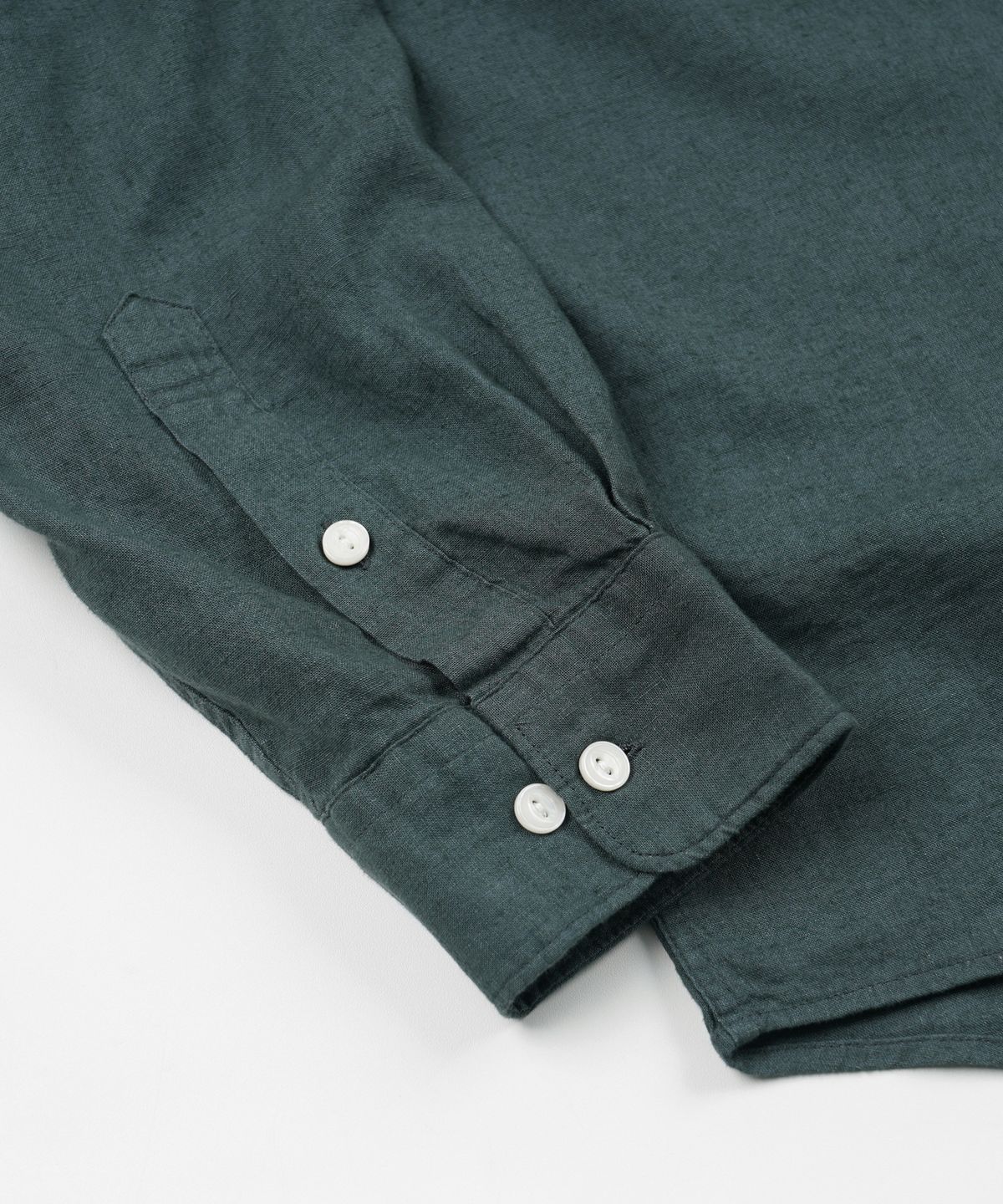 프리즘웍스(FRIZMWORKS) CIGARETTE POCKET LINEN RAYON SHIRT _ TEAL