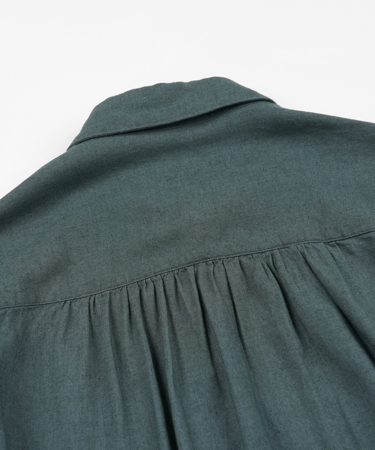 프리즘웍스(FRIZMWORKS) CIGARETTE POCKET LINEN RAYON SHIRT _ TEAL