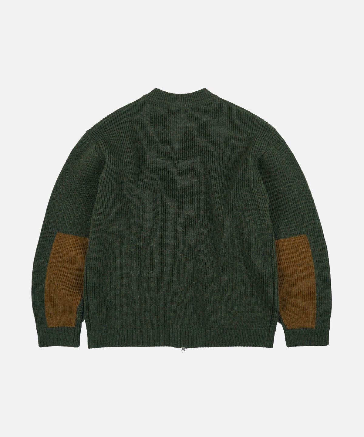 프리즘웍스(FRIZMWORKS) ULTRA HEAVYWEIGHT ZIP UP CARDIGAN _ FOREST GREEN