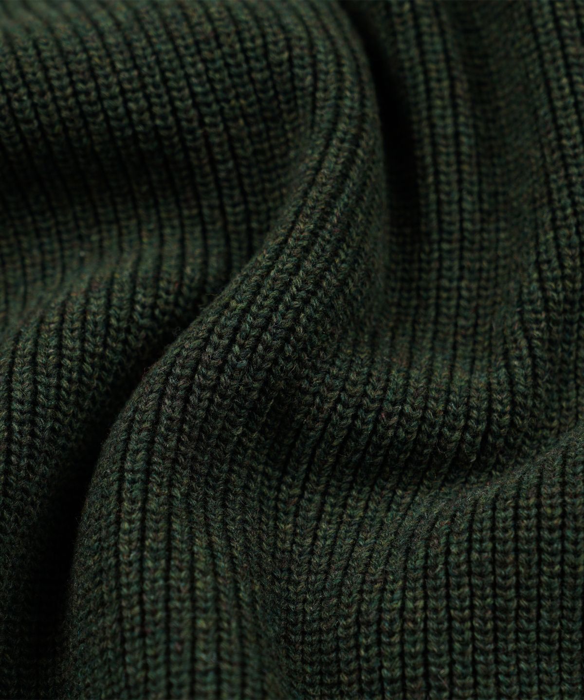 프리즘웍스(FRIZMWORKS) ULTRA HEAVYWEIGHT ZIP UP CARDIGAN _ FOREST GREEN