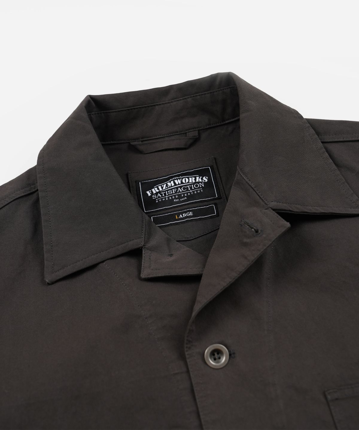 프리즘웍스(FRIZMWORKS) RELAXED COVERALL JACKET _ CHARCOAL