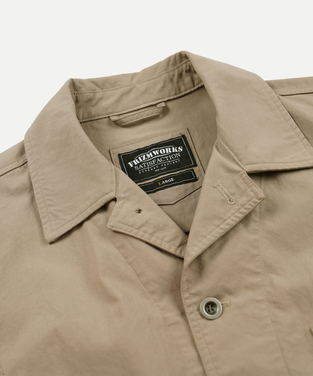 프리즘웍스(FRIZMWORKS) RELAXED COVERALL JACKET _ BEIGE