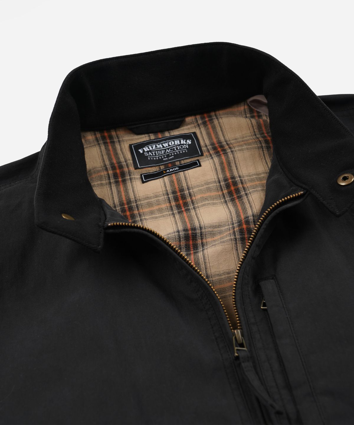 프리즘웍스(FRIZMWORKS) HARRINGTON M65 JACKET _ BLACK