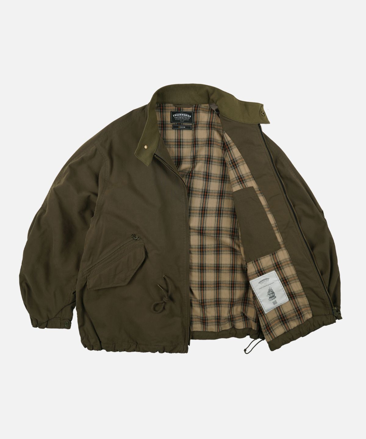 프리즘웍스(FRIZMWORKS) HARRINGTON M65 JACKET _ OLIVE