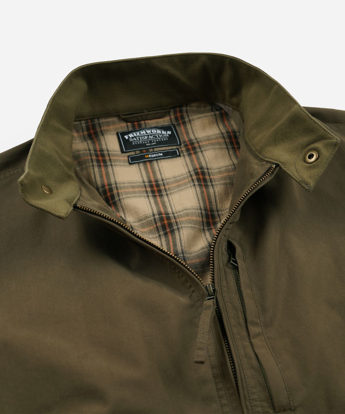 프리즘웍스(FRIZMWORKS) HARRINGTON M65 JACKET _ OLIVE