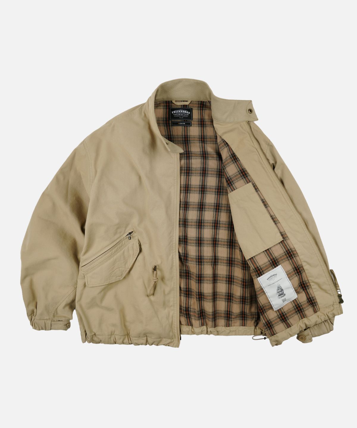프리즘웍스(FRIZMWORKS) HARRINGTON M65 JACKET _ BEIGE