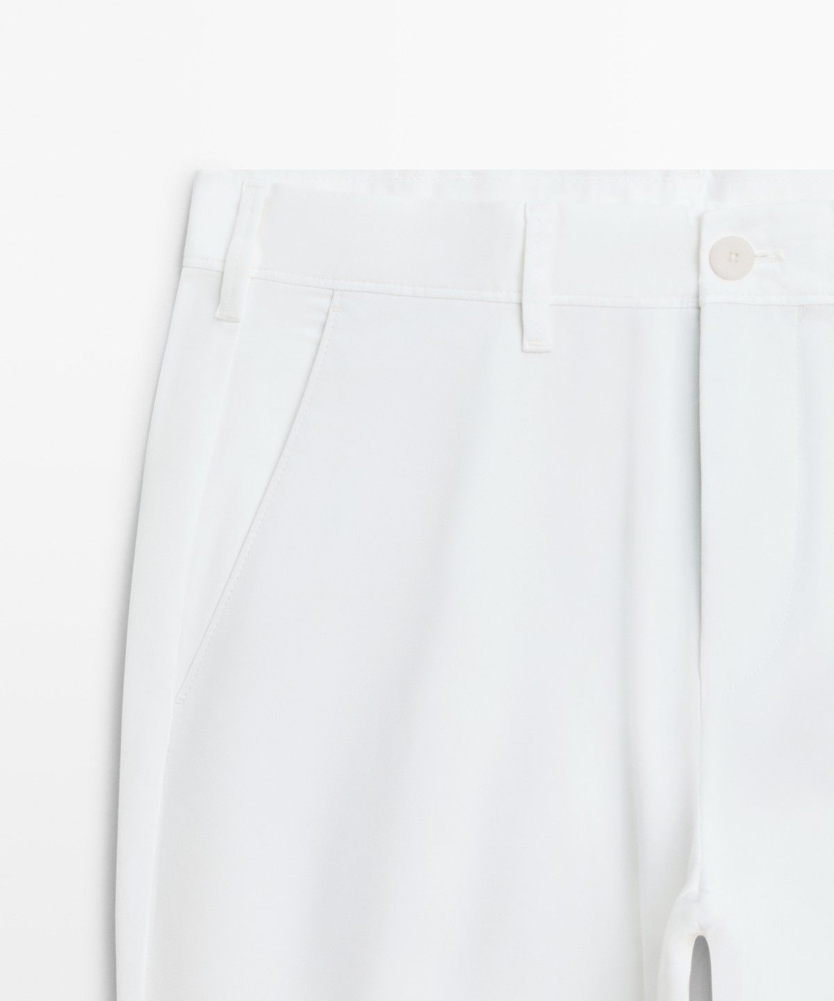 마시모두띠(MASSIMO DUTTI) 코튼 블렌드 슬림핏 팬츠