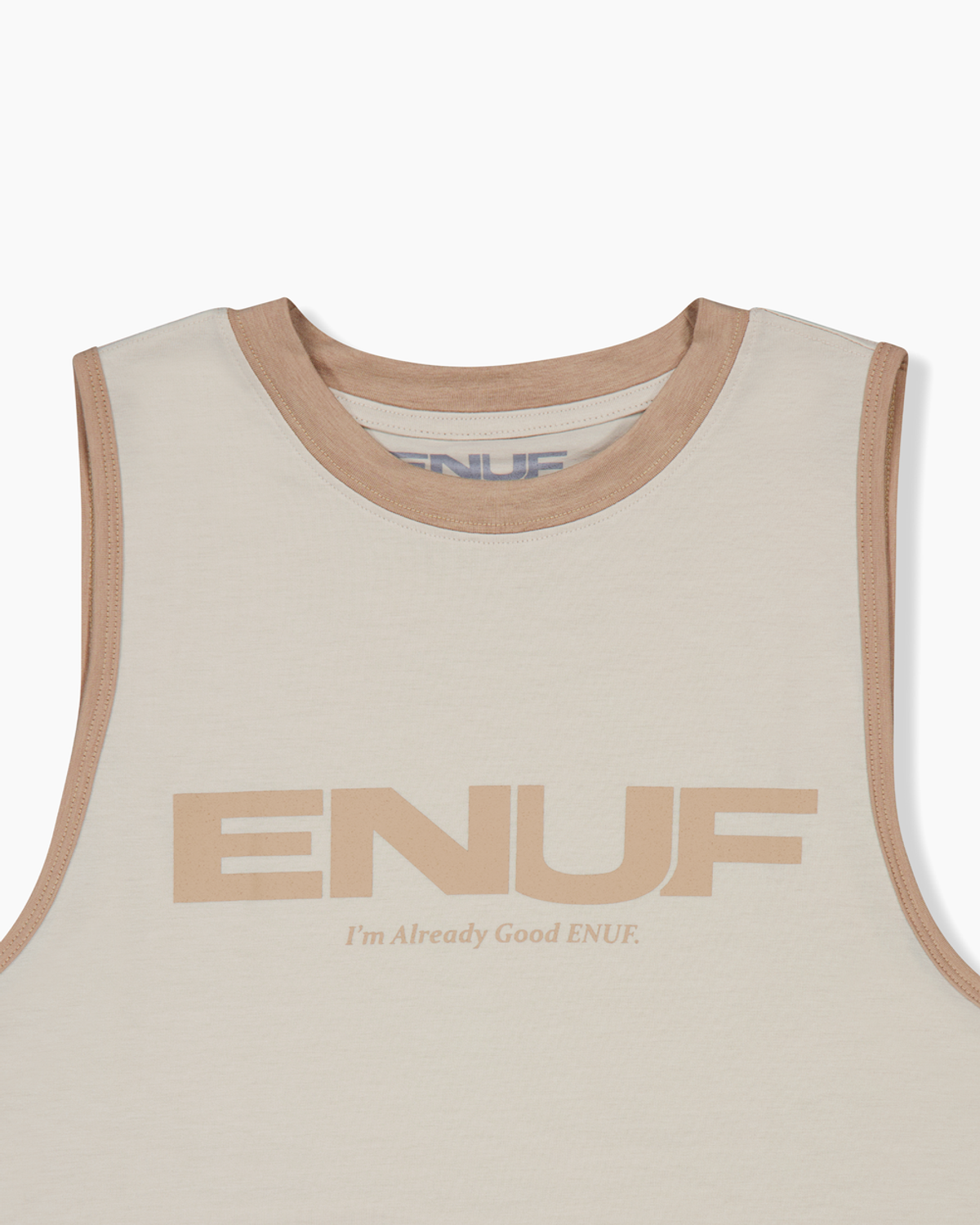 이너프(ENUF) ENUF 크림치즈 민소매크롭