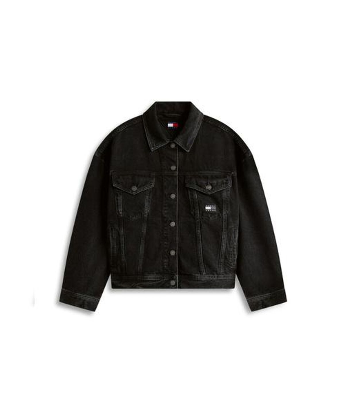 타미진스(TOMMY JEANS) 오버사이즈 플래그 트러커 재킷 (T32G0NJC12TWT11BZ)