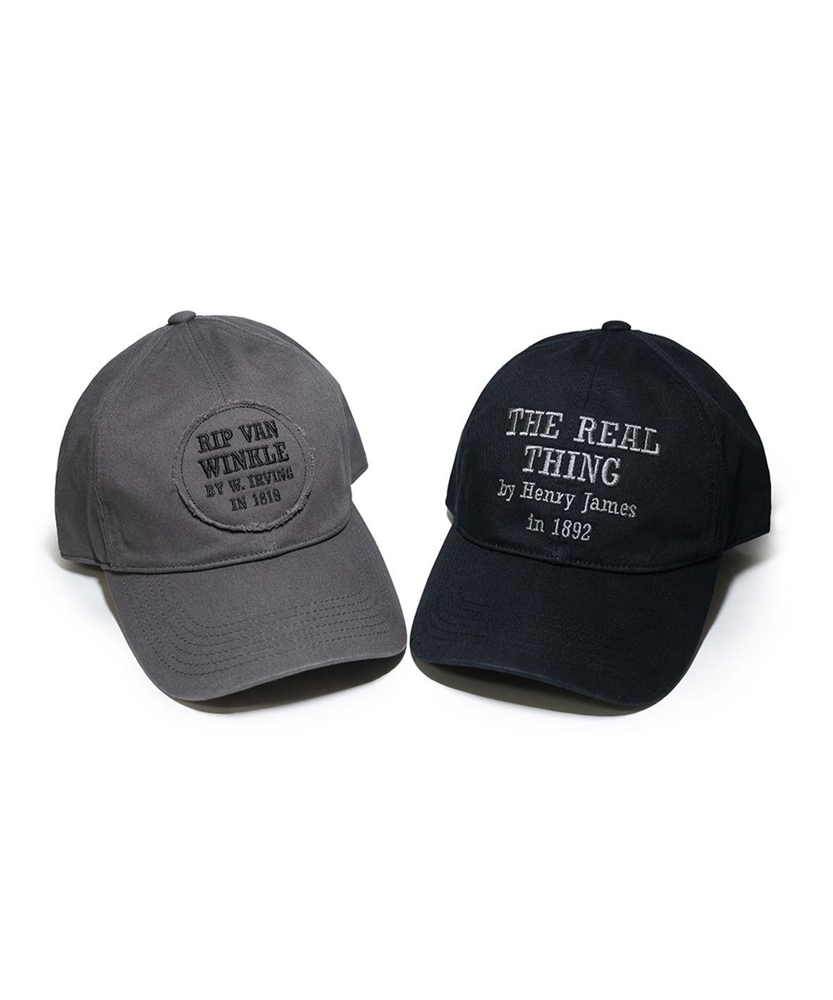 타임슬립(TIME SLIP) 립밴윙클 빈티지 워싱캡 그레이 (M,L 사이즈)
